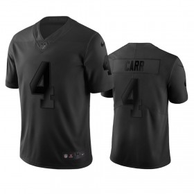 Maillot Homme Las Vegas Raiders Derek Carr 4 City Edition Noir Vapor Limited